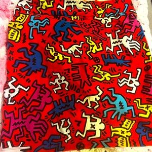 Keith Haring mini skirt in great condition.